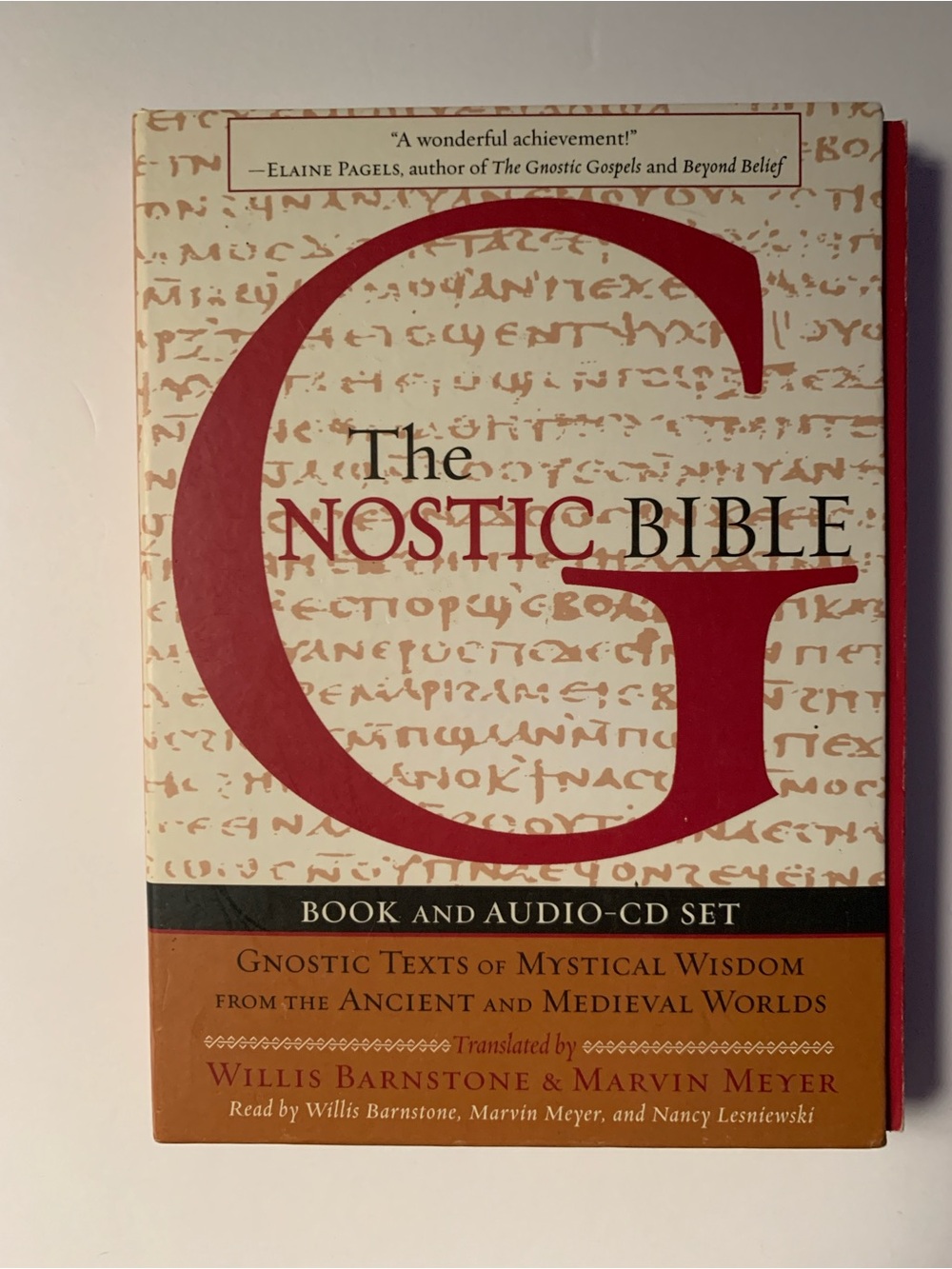 The Gnostic Bible Hardcover & Audio CD Complete Set